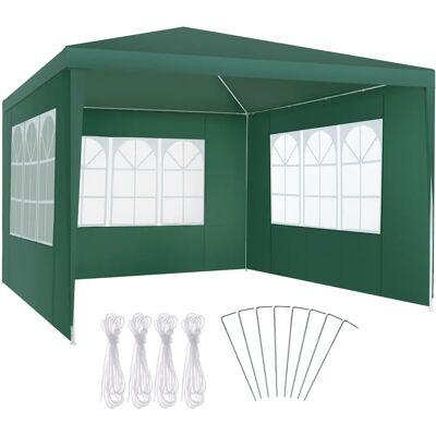Tectake Paviljoen - Tuin, Waterdicht, 3x3m, Groen Tectake Paviljoen - Tuin, Waterdicht, 3x3m, Groen