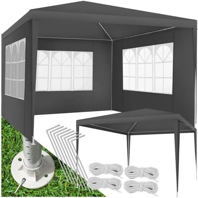 Tectake Pabellón Barinas - Carpa de jardín impermeable con laterales Tectake Pabellón Barinas - Carpa de jardín impermeable con laterales