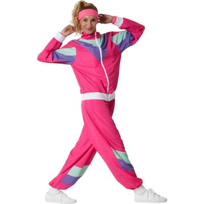 TecTake GmbH - Damenkostüm Retro 80er 90er Jahre Jogginganzug TecTake GmbH - Damenkostüm Retro 80er 90er Jahre Jogginganzug