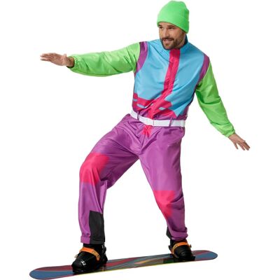 TecTake - Retro Ski Costume - Multicolor - Loose fit - Costume TecTake - Retro Ski Costume - Multicolor - Loose fit - Costume