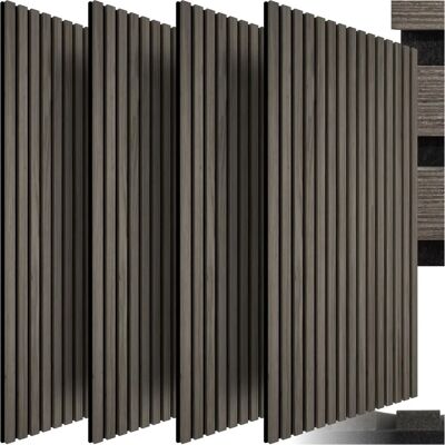 Tectake Acoustic Panels Sonic Wall - Gray - 4 pcs Tectake Acoustic Panels Sonic Wall - Gray - 4 pcs