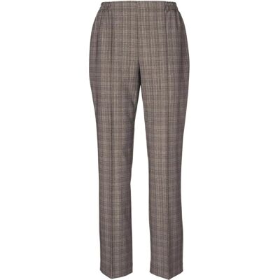 Goldner Fashion - Re-fresh-ruutuhousut - beige - Trousers Goldner Fashion - Re-fresh-ruutuhousut - beige - Trousers