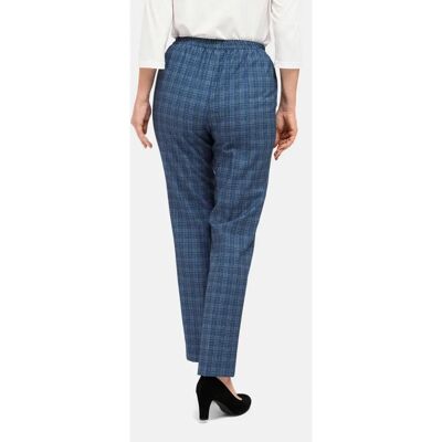 Goldner Fashion Re-fresh-Karojahosen - blau - Gr. 19 Damen Goldner Fashion Re-fresh-Karojahosen - blau - Gr. 19 Damen