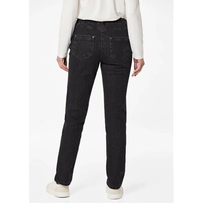 Goldner Fashion Louisa Schwarze Jeans - Gerade Schnitt Goldner Fashion Louisa Schwarze Jeans - Gerade Schnitt