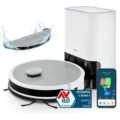 Medion X21 SW+ - Blanc - Aspirateur Robot - Publicité Medion X21 SW+ - Blanc - Aspirateur Robot - Publicité
