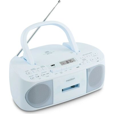 Radio Medion E65010 - 6W PLL Bleu MP3 - Tuner Analogique & Numérique - Publicité Radio Medion E65010 - 6W PLL Bleu MP3 - Tuner Analogique & Numérique - Publicité