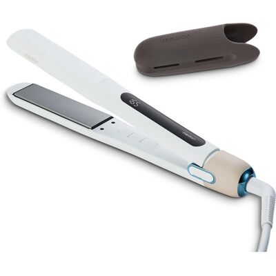 Lisseur Medion HS1 - Revêtement céramique-turmaline - 52W - Blanc - Publicité Lisseur Medion HS1 - Revêtement céramique-turmaline - 52W - Blanc - Publicité