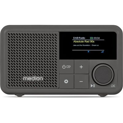 Radio numérique portable MEDION S66822 avec Bluetooth & DAB+ - Publicité Radio numérique portable MEDION S66822 avec Bluetooth & DAB+ - Publicité