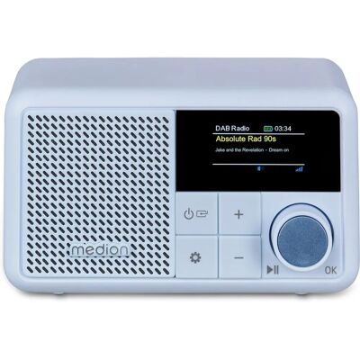 Medion S66822 Radio Numérique Portable Aqua - Publicité Medion S66822 Radio Numérique Portable Aqua - Publicité