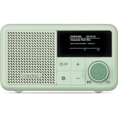 MEDION - S66822 - Grün - Bluetooth - Radio MEDION - S66822 - Grün - Bluetooth - Radio