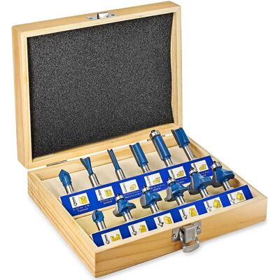 S&R Fräser-Set 12-teilig - Fräsen-Set S&R Fräser-Set 12-teilig - Fräsen-Set
