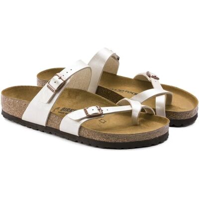 Birkenstock Mayari Birko-Flor - anmutig perlweiß Birkenstock Mayari Birko-Flor - anmutig perlweiß