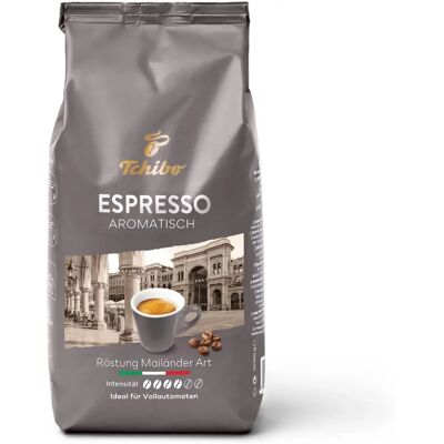 Tchibo - Aromatyczny Espresso - 1kg Całych Ziaren - Intensywność: 4/6 - Kawa Tchibo - Aromatyczny Espresso - 1kg Całych Ziaren - Intensywność: 4/6 - Kawa