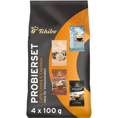 Tchibo - Caffè Crema & Espresso Probierset - Kaffee-Set Tchibo - Caffè Crema & Espresso Probierset - Kaffee-Set