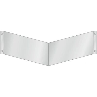 Promat - 01400 - Aluminium - 400x200 mm - Namensschildhalter Promat - 01400 - Aluminium - 400x200 mm - Namensschildhalter