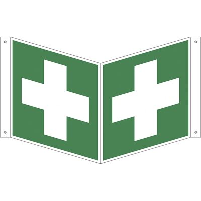 Señales de emergencia y etiquetas AED - 10 unidades, Verde, 200x200mm Señales de emergencia y etiquetas AED - 10 unidades, Verde, 200x200mm