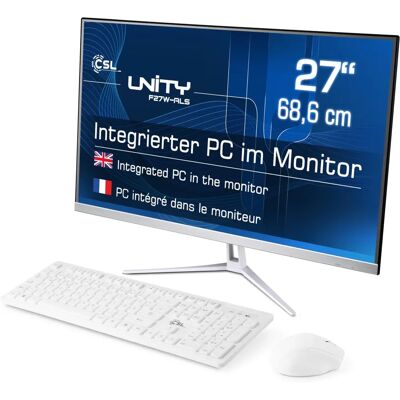 CSL Unity F27W-ALS 27'' All-in-One PC - Windows 11 CSL Unity F27W-ALS 27'' All-in-One PC - Windows 11