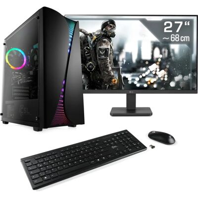 CSL Gaming PC M11460H - AMD Ryzen 5 5600, 16 GB, SSD, GeForce RTX 3050 - PC CSL Gaming PC M11460H - AMD Ryzen 5 5600, 16 GB, SSD, GeForce RTX 3050 - PC