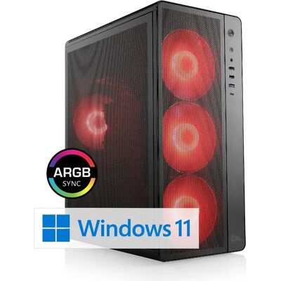 CSL COMPUTER Ryzen 5 5600 Gaming-PC - NVIDIA RTX 5060 Ti - 16GB DDR4 - 1TB SSD - Windows 11 CSL COMPUTER Ryzen 5 5600 Gaming-PC - NVIDIA RTX 5060 Ti - 16GB DDR4 - 1TB SSD - Windows 11