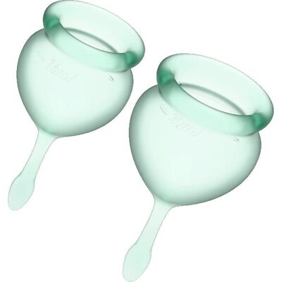 Satisfyer Transparente Menstruationskappe Set - Menstruationscup Satisfyer Transparente Menstruationskappe Set - Menstruationscup