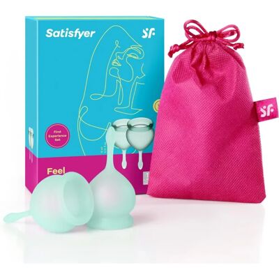 Satisfyer Menstruationstassen-Set - Flexibel, Medizinischer Silikon Satisfyer Menstruationstassen-Set - Flexibel, Medizinischer Silikon