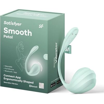 Satisfyer - Myk Pynteblomst Vann Grønn App Vibrator: Bluetooth Kontroll - G-Punkt Stimulator Satisfyer - Myk Pynteblomst Vann Grønn App Vibrator: Bluetooth Kontroll - G-Punkt Stimulator