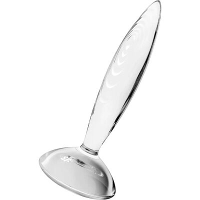 Satisfyer Crystal Borosilicate Glass Anal Plug - Unisex Temperature Play Satisfyer Crystal Borosilicate Glass Anal Plug - Unisex Temperature Play