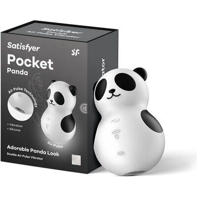 Satisfyer Pocket Panda Klitorisstimulator - 12 Funksjoner Satisfyer Pocket Panda Klitorisstimulator - 12 Funksjoner