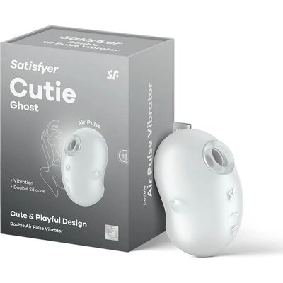Satisfyer Merke Cutie Ghost Trykkbølger & Vibrasjon Vannavisende - Vibrator Satisfyer Merke Cutie Ghost Trykkbølger & Vibrasjon Vannavisende - Vibrator