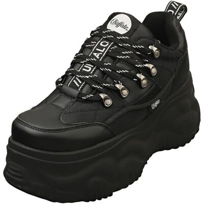 Buffalo Hike Lo Black Trainers - Women Buffalo Hike Lo Black Trainers - Women