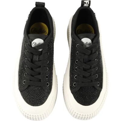 Buffalo - Madison Glam - Sort - Vegansk Denim - Sneakers Buffalo - Madison Glam - Sort - Vegansk Denim - Sneakers
