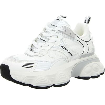 Buffalo Truck Scarpe Donna Bianco/Argento - Supporto, Comfort, Vegan Buffalo Truck Scarpe Donna Bianco/Argento - Supporto, Comfort, Vegan