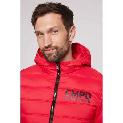 CAMP DAVID Steppjacke Hooded - rot - 4XL - Jacket CAMP DAVID Steppjacke Hooded - rot - 4XL - Jacket