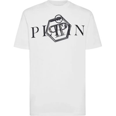Philipp Plein T-Shirt 2XL - Rundhals, Logoprint, Saffianleder Philipp Plein T-Shirt 2XL - Rundhals, Logoprint, Saffianleder
