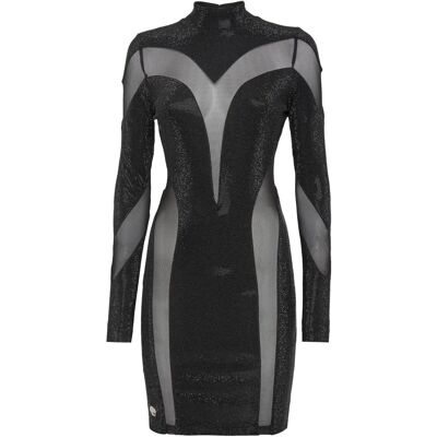 Philipp Plein Mini Kleid mit Kristallen - Mini Kleid Philipp Plein Mini Kleid mit Kristallen - Mini Kleid