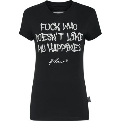 Philipp Plein L Katoenen jersey met strasprint T-shirt - T-Shirt Philipp Plein L Katoenen jersey met strasprint T-shirt - T-Shirt