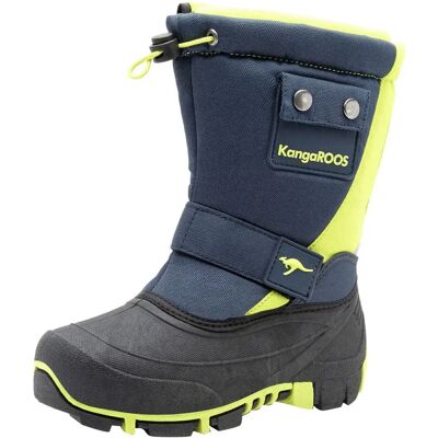 Kangaroos Kanga-Bean II Winterstiefel Navy-Lime - Wasserdichte Winterschuhe Kangaroos Kanga-Bean II Winterstiefel Navy-Lime - Wasserdichte Winterschuhe