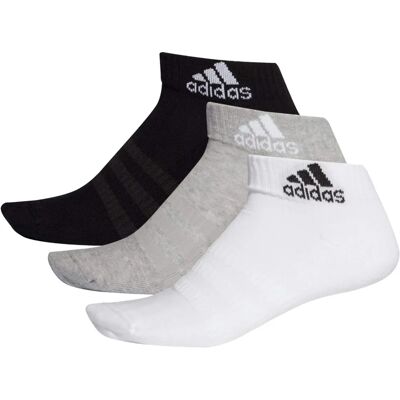 adidas DZ9364 gevoerde enkelkousen - 3 paar - Grijs adidas DZ9364 gevoerde enkelkousen - 3 paar - Grijs