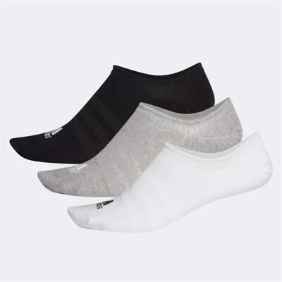 adidas No-Show Socken - 3 Paar - Grau - Socken adidas No-Show Socken - 3 Paar - Grau - Socken
