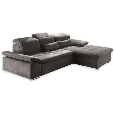 MID.YOU Dunkelgraue Ecksofa - Corner Sofa MID.YOU Dunkelgraue Ecksofa - Corner Sofa