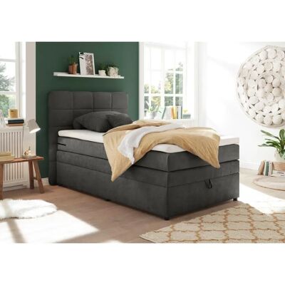 MID.YOU - BOXSPRING-ÁGY 120/200 cm - antracit MID.YOU - BOXSPRING-ÁGY 120/200 cm - antracit