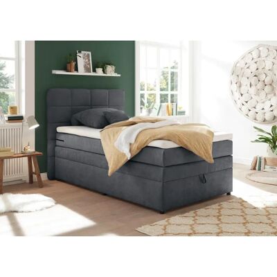 MID.YOU - BOXSPRING-ÁGY 120/200 cm - antracit - Boxspring ágy MID.YOU - BOXSPRING-ÁGY 120/200 cm - antracit - Boxspring ágy