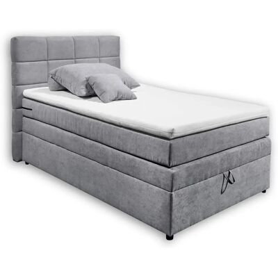 ED EXCITING DESIGN Tacoma Microvelours Boxspringbett - Boxspringbett ED EXCITING DESIGN Tacoma Microvelours Boxspringbett - Boxspringbett