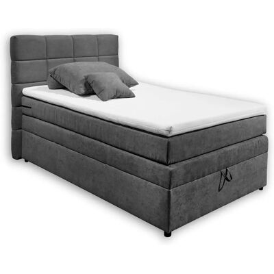 ED EXCITING DESIGN Tacoma - Boxspringbett, Microvelours, mit Stauraum ED EXCITING DESIGN Tacoma - Boxspringbett, Microvelours, mit Stauraum