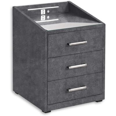 ED EXCITING DESIGN Moon Nachttisch - Microvelours ED EXCITING DESIGN Moon Nachttisch - Microvelours