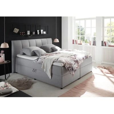 BlackRedWhite Granada 2 - Boxspringbett, 160x200, Grau BlackRedWhite Granada 2 - Boxspringbett, 160x200, Grau