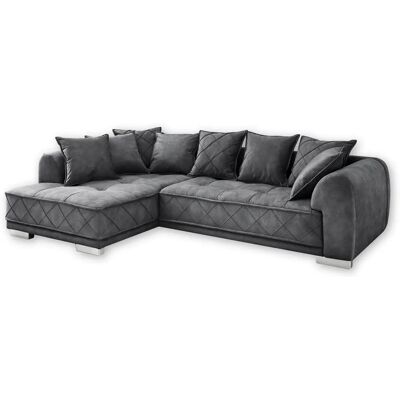 ED EXCITING DESIGN Sentina L-Form Sofa - Microvelours ED EXCITING DESIGN Sentina L-Form Sofa - Microvelours