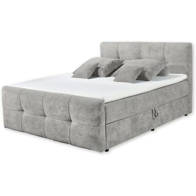 ED EXCITING DESIGN Winnipeg Microvelours Doppelbett - Boxspringbett ED EXCITING DESIGN Winnipeg Microvelours Doppelbett - Boxspringbett