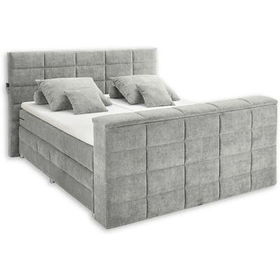 ED EXCITING DESIGN Denver - Microvelours Boxspringbett mit Stauraum & TV-Halterung ED EXCITING DESIGN Denver - Microvelours Boxspringbett mit Stauraum & TV-Halterung