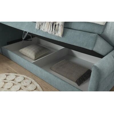 Uno Kuba 3 Blau Boxspringbett - Schlafzimmermöbel Uno Kuba 3 Blau Boxspringbett - Schlafzimmermöbel